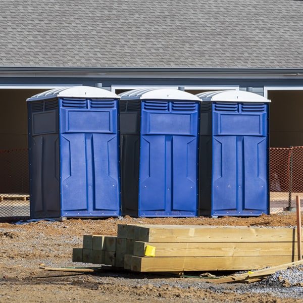 what is the maximum capacity for a single portable restroom in Hoytsville UT